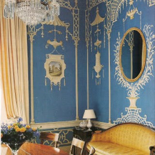 blue chinoiserie ante room
